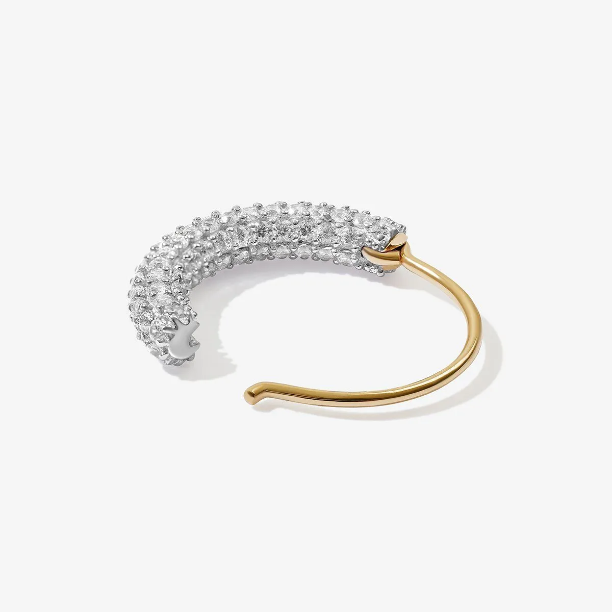 Saz mini hoop earrings