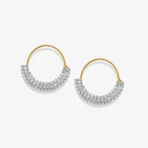 Saz mini hoop earrings