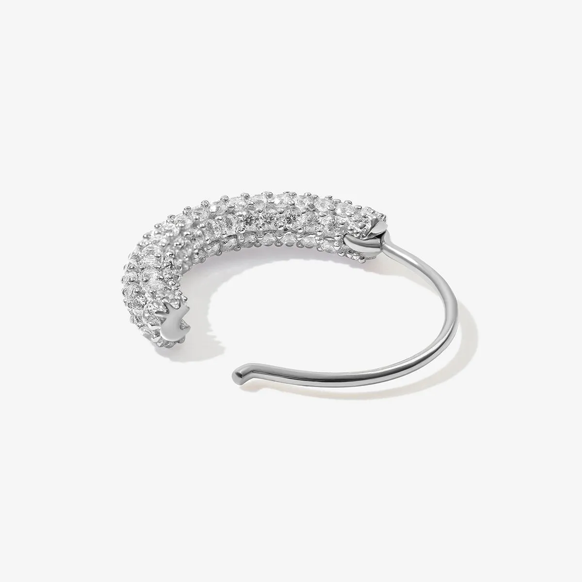 Saz mini hoop earrings