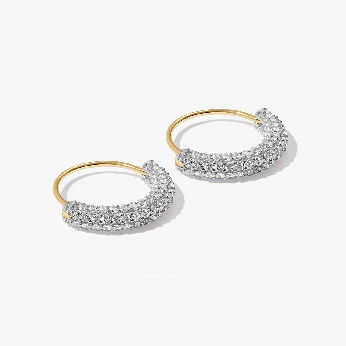 Saz mini hoop earrings