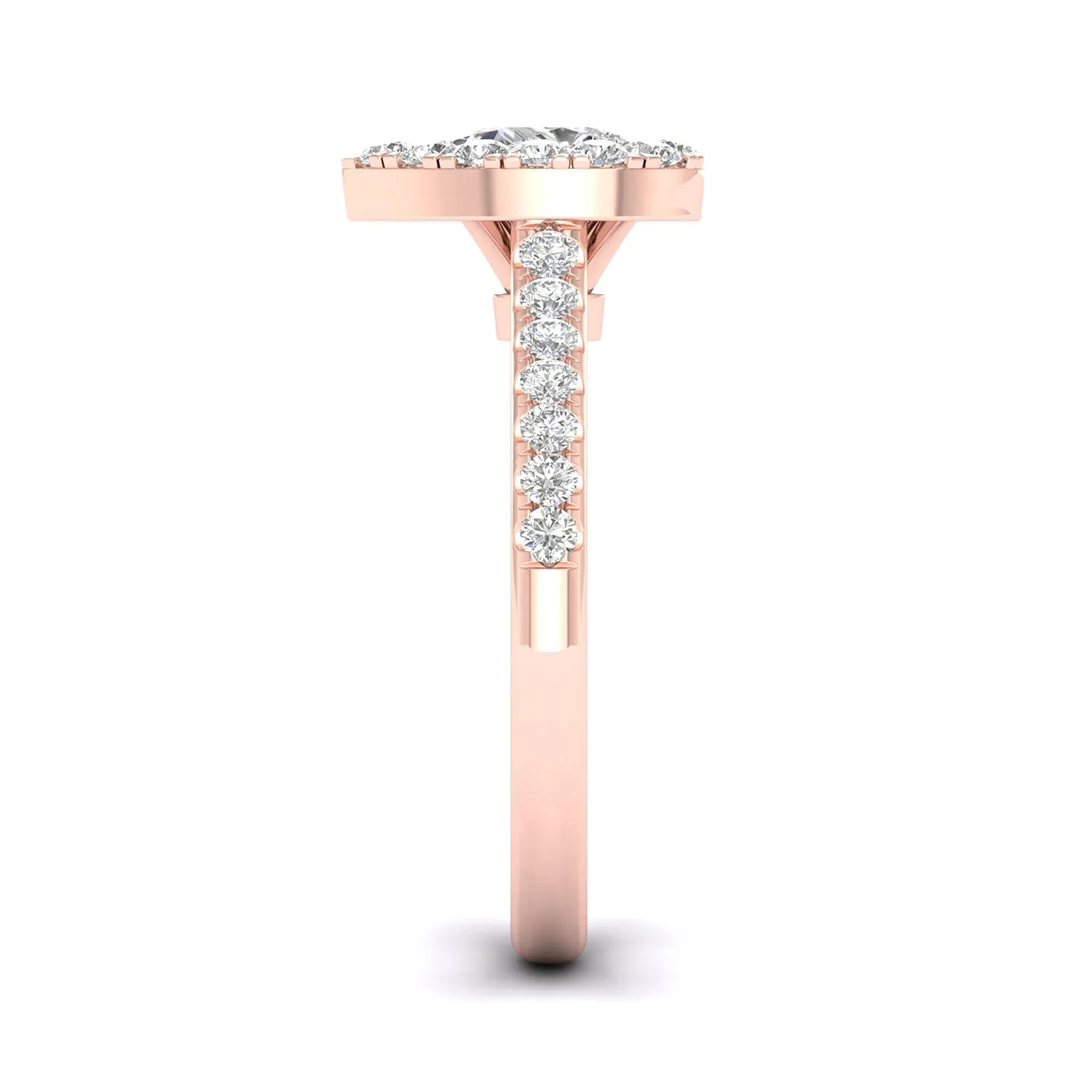 Signature Iconic Dewdrop Halo Ring