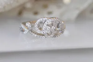 SILVER CZ RING