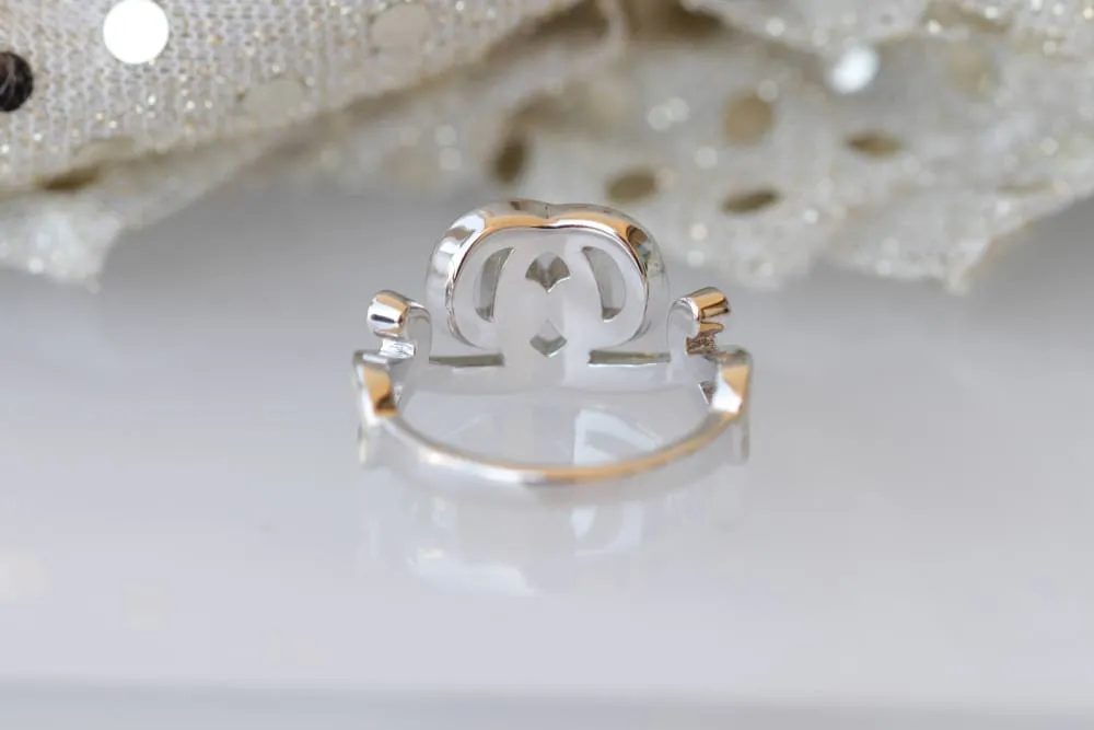 SILVER CZ RING