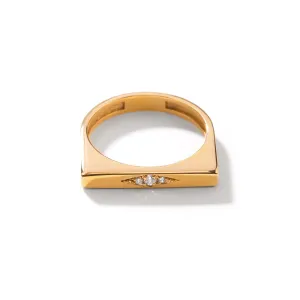 Star Line Diamond Ring