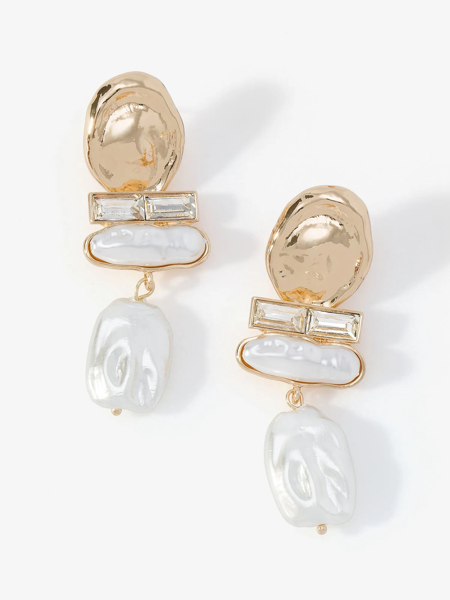 Statement Pearl Drop Earrings