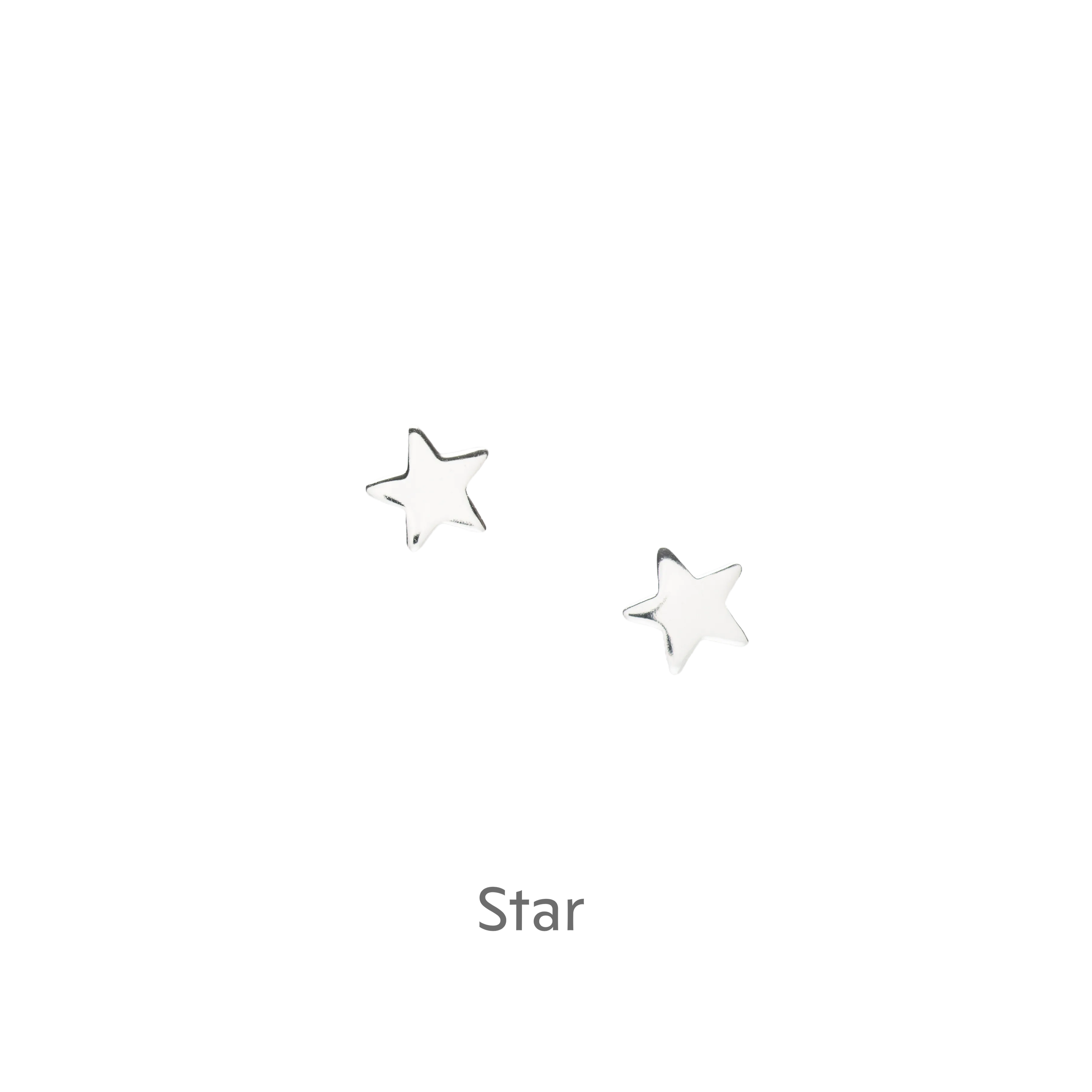 Sterling Silver Star Stud Earrings on Boxed Fairy Card - Perfect Gift for Any Occasion - Boxed Gift for Her