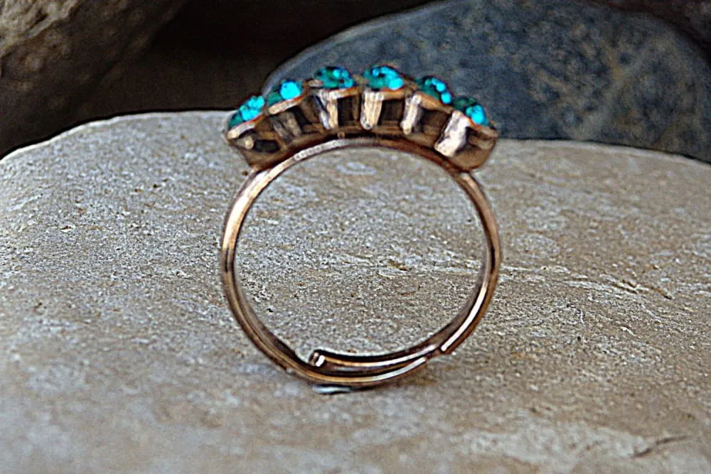 Teal Rebeka ring