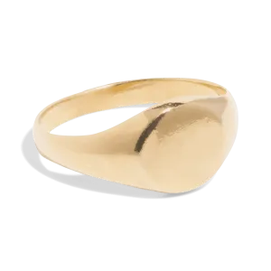 THE MALU RING  - Solid 14k yellow gold