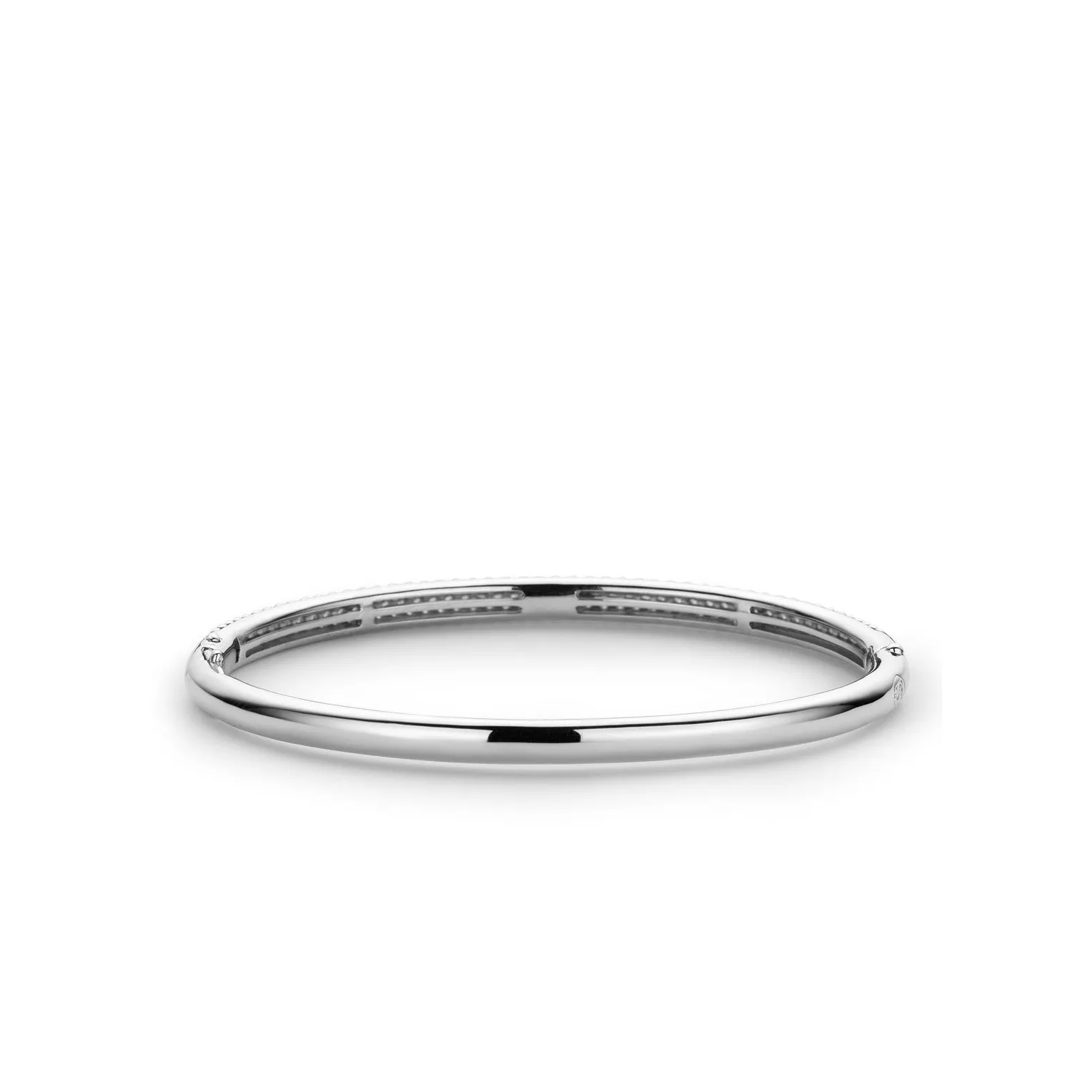 Ti Sento Silver CZ Sparkle Bangle