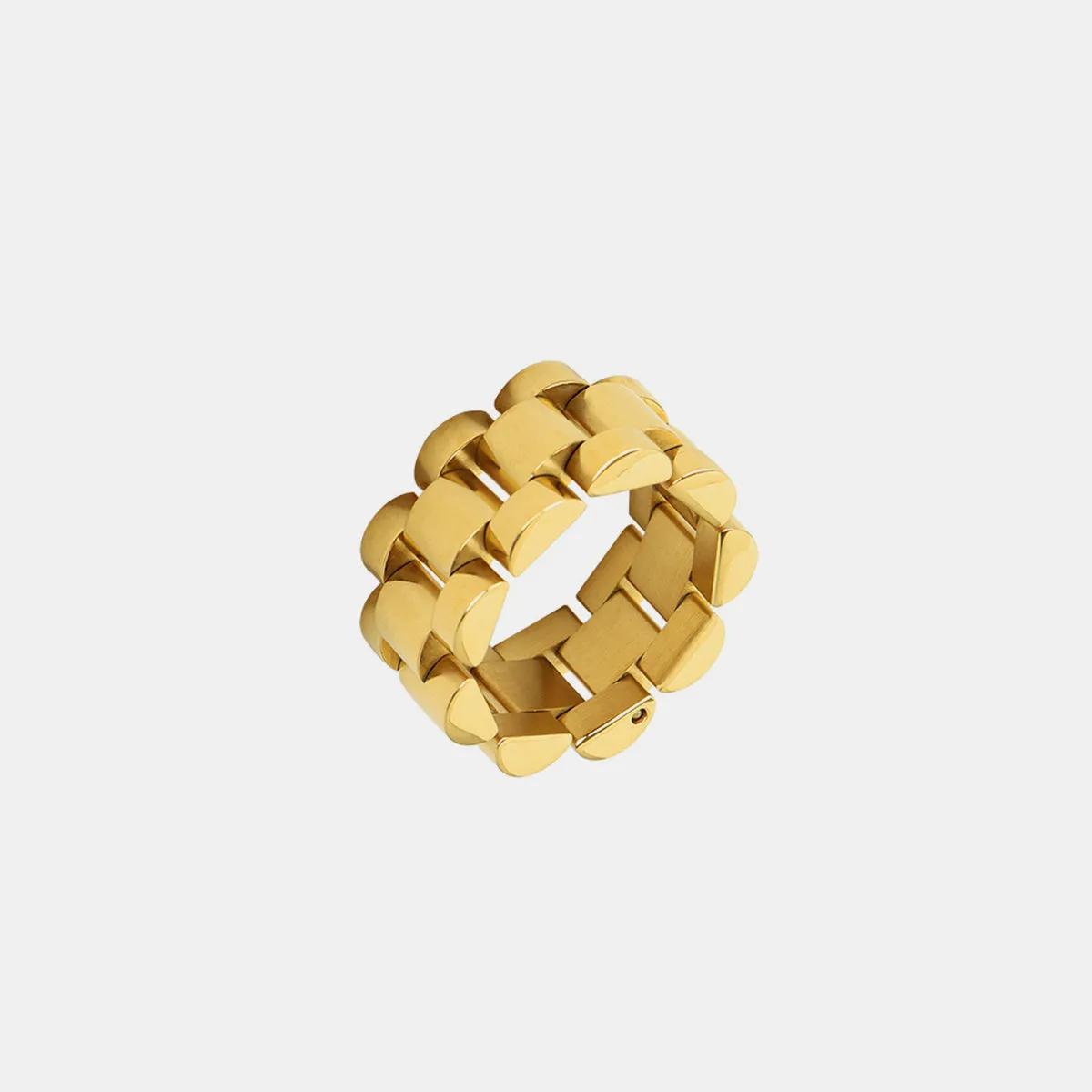 Timeless Elegance: Plated Titanium Steel Ring for the Modern Minimalist