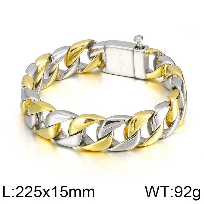 Trendy Titanium Steel Smooth Bracelet for Men - Korean Fashion Jewelry