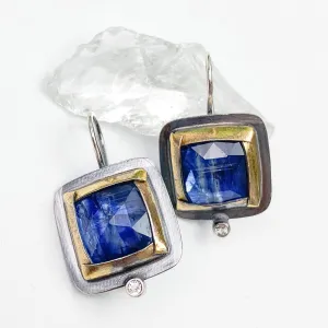 Twilight Reflections Square Gemstone Earrings