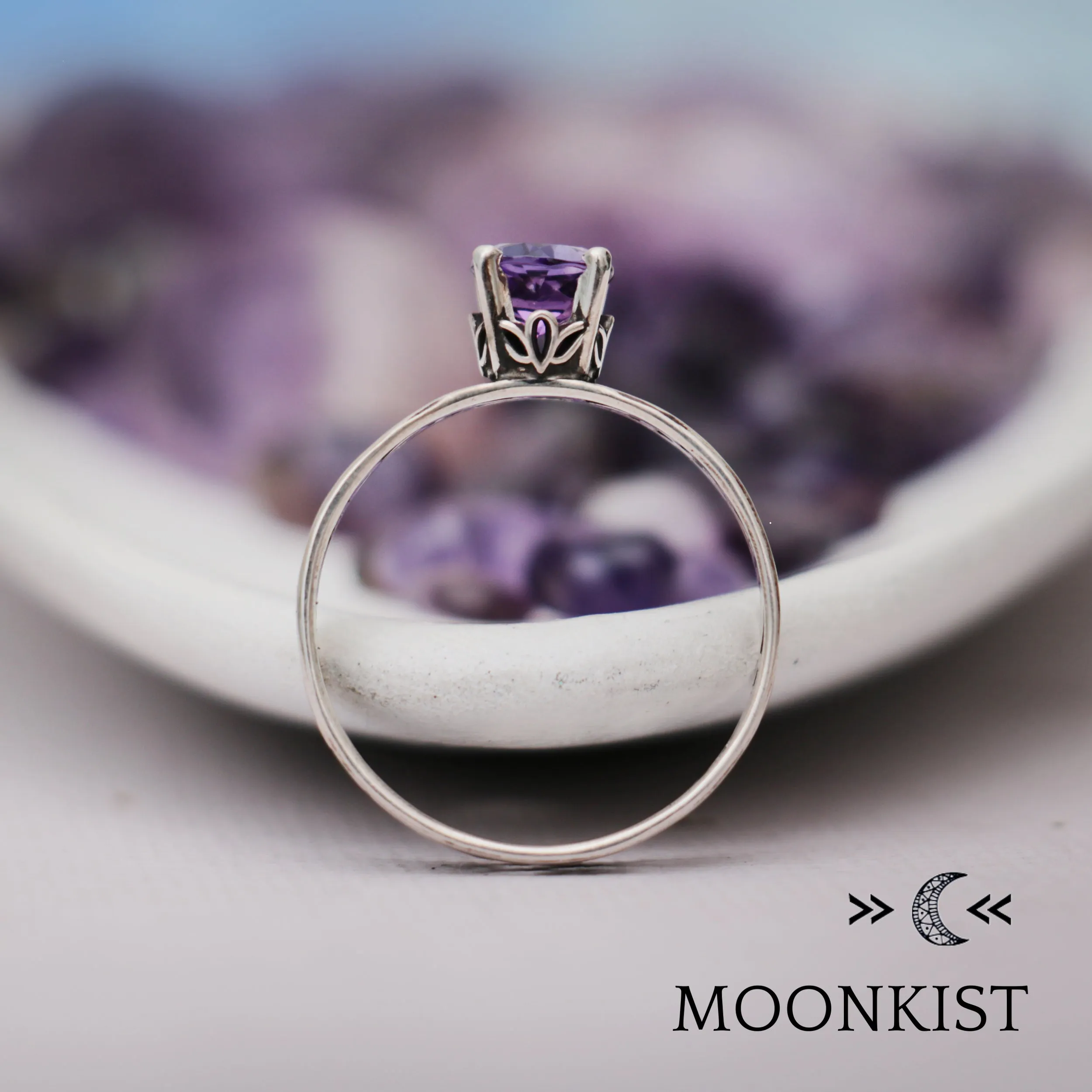 Vine Filigree Wedding Promise Ring | Moonkist Designs