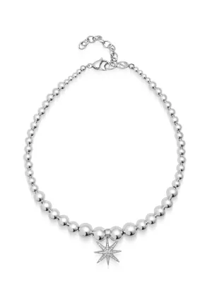 Women's Twilight Star Silver Choker