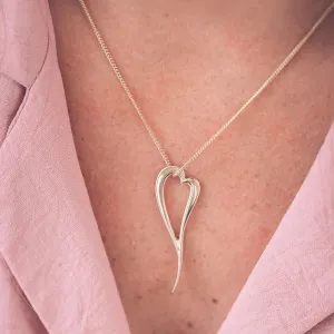 Zoe 9ct Gold Heart Pendant Necklace