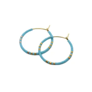 Zoe Hoops SM - Turquoise